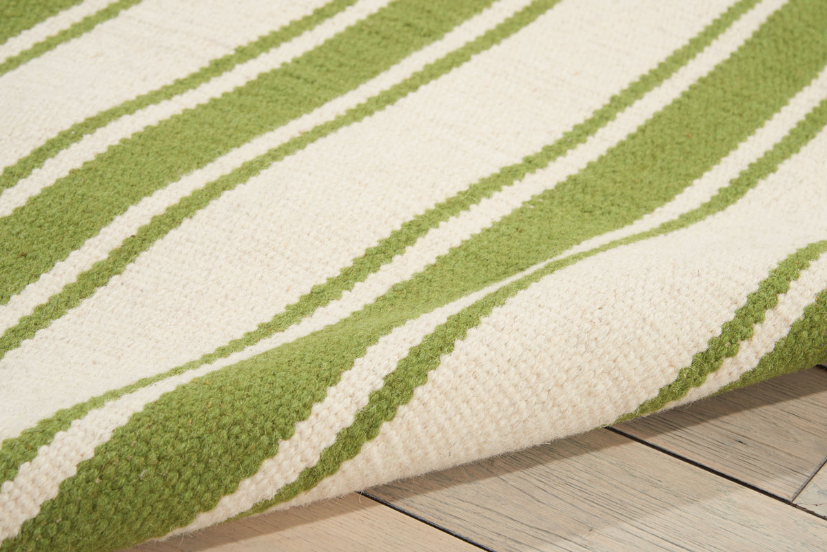 Rio Vista DST01 Ivory/Green Woven Rug