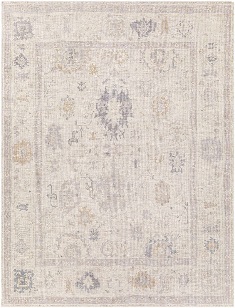 Medium Gray Hand Knotted 100% Recycled PET Yarn Traditional Rectangle Handmade rug, Indoor use only, no fringe, non-washable. runner also available