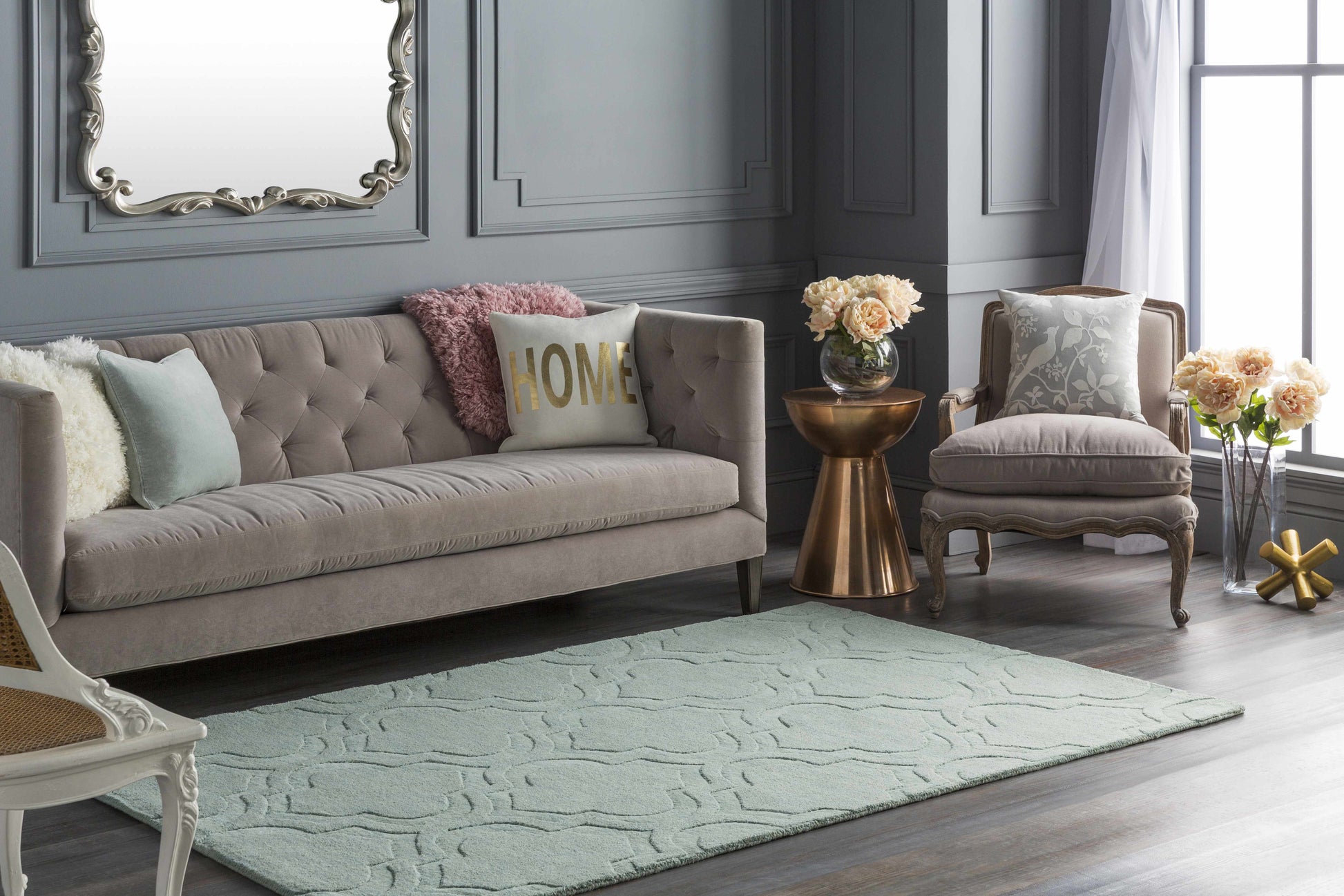 Central Park AWHP-4011 Hand Loomed Rug