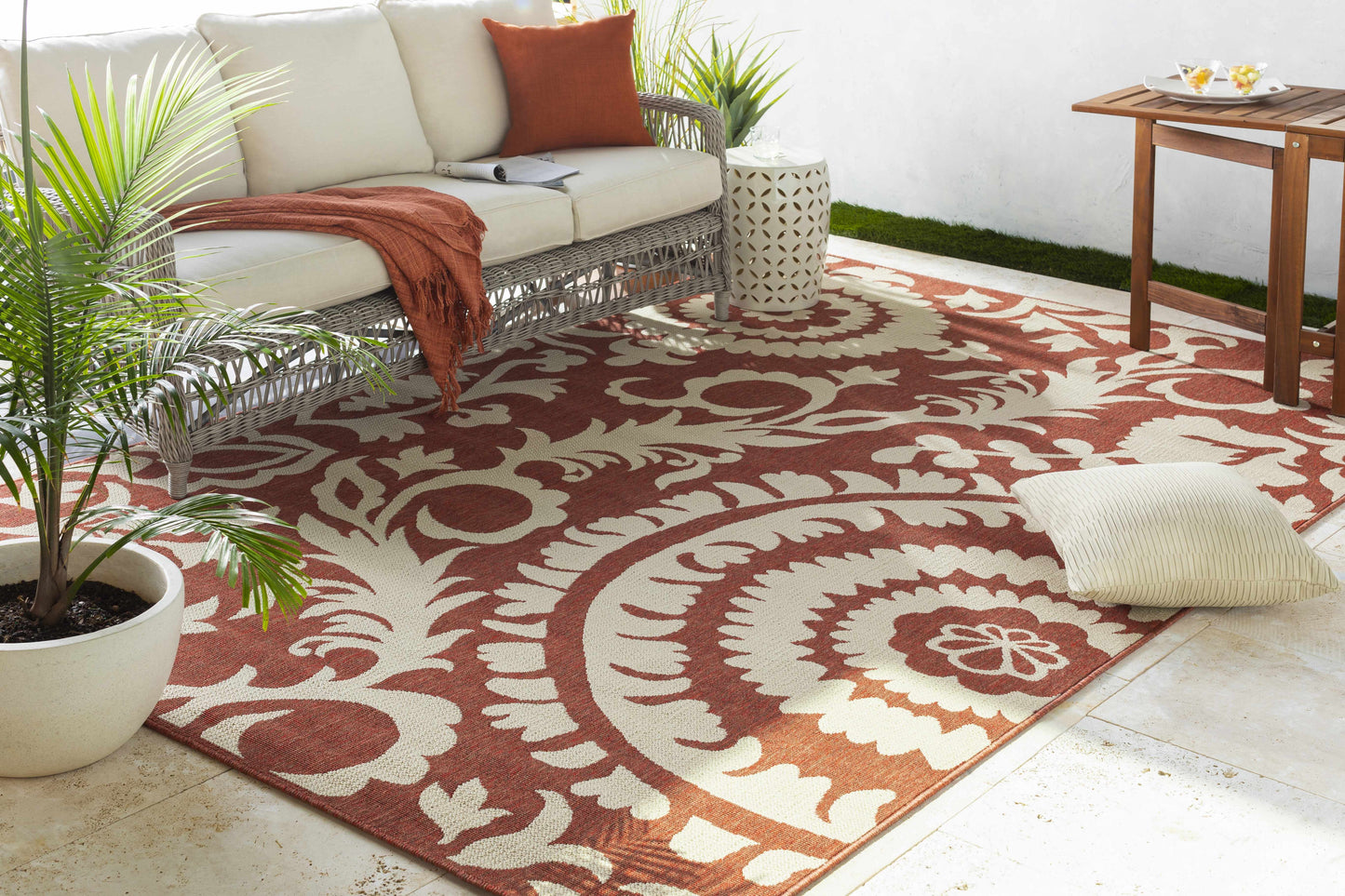Alfresco ALF-9613 Machine Woven Rug