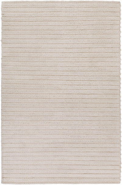 Off-White Hand Woven 70% Viscose, 30% NZ Wool Modern Rectangle Handmade rug, Indoor use only, no fringe, non-washable. runner also available