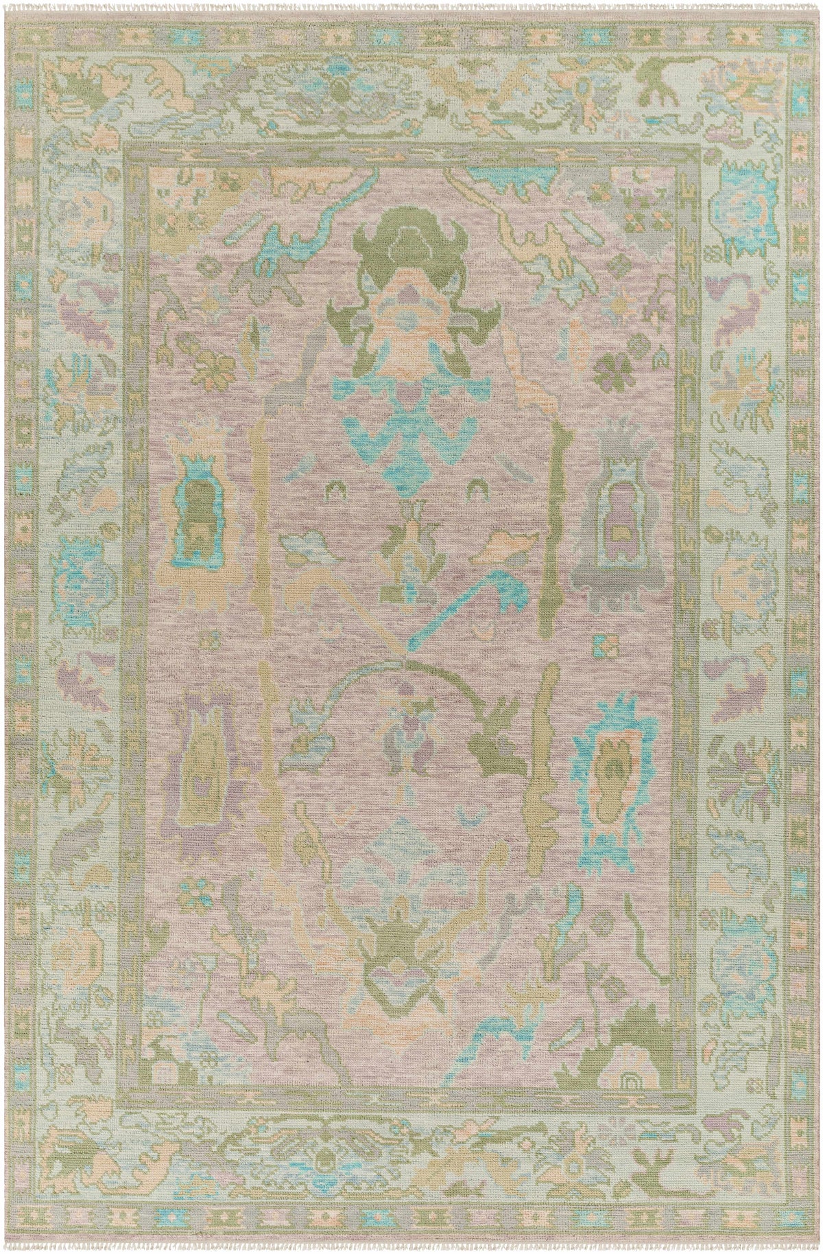 Ushak USK-2302 Hand Knotted Rug
