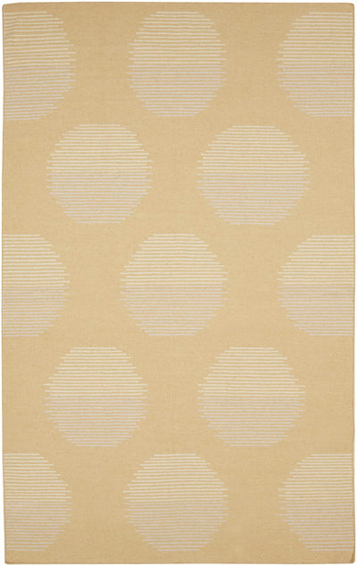 Mustard Hand Woven 100% Wool Modern Rectangle Handmade rug, Indoor use only, no fringe, non-washable. runner also available