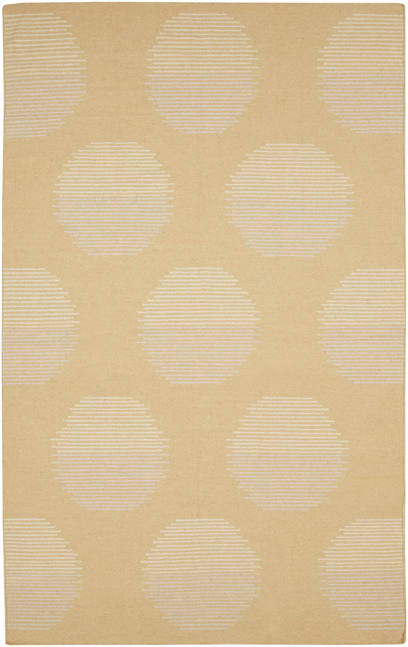 Mustard Hand Woven 100% Wool Modern Rectangle Handmade rug, Indoor use only, no fringe, non-washable. runner also available