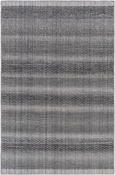 Charcoal Hand Loomed 100% Recycled PET Yarn Cottage Rectangle Handmade rug, Indoor use only, no fringe, non-washable. runner also available