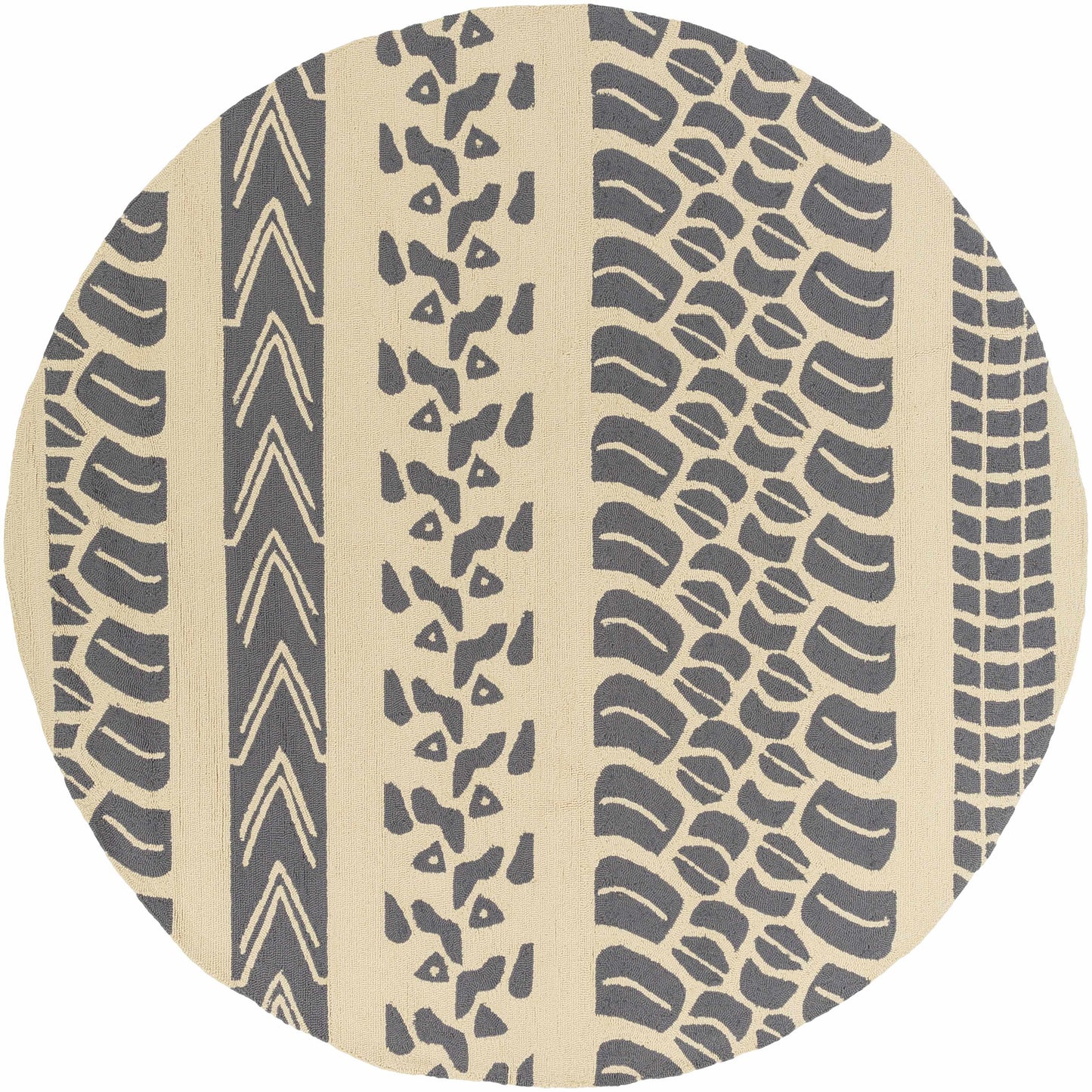 Pandemonium PDM-1008 Hand Hooked Rug