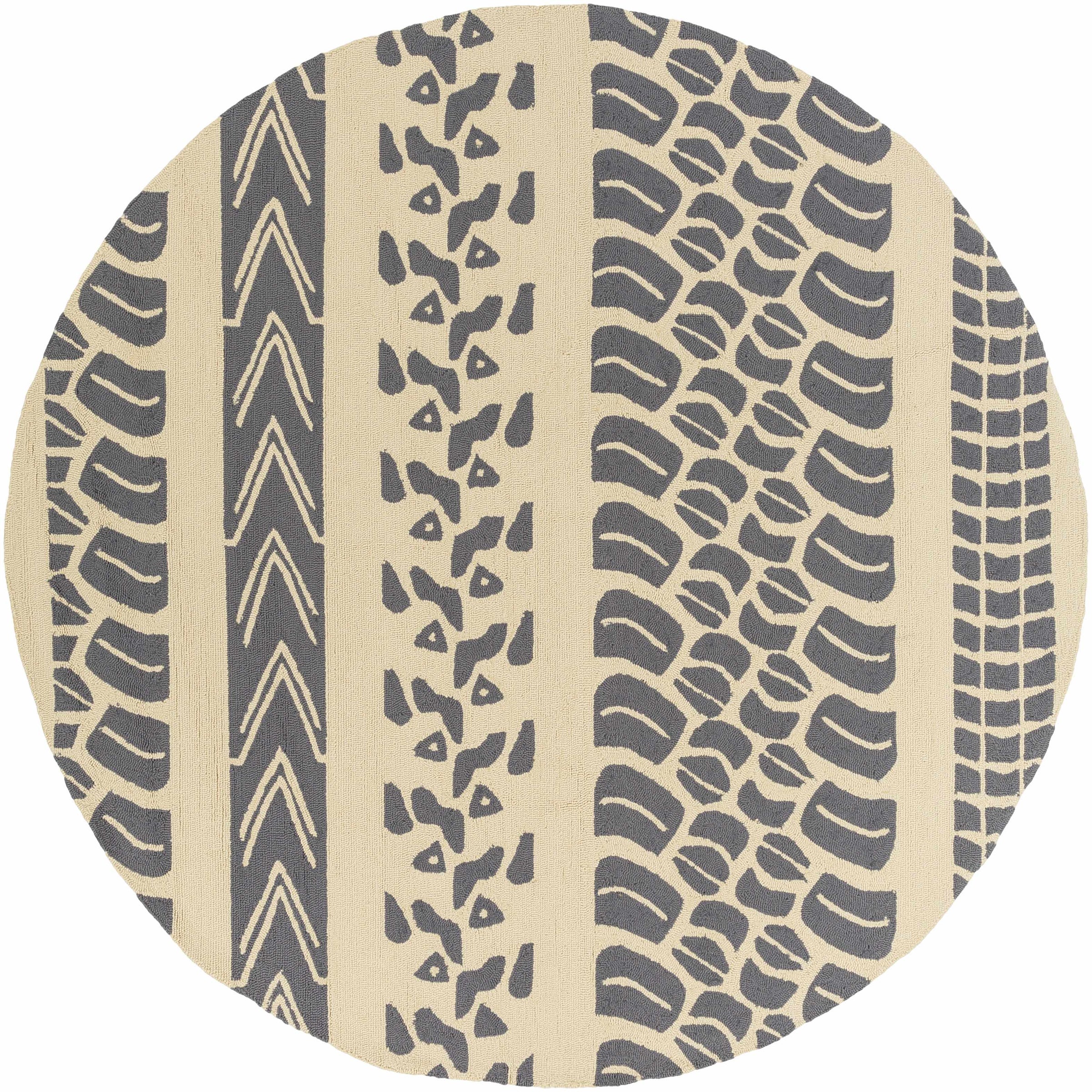Pandemonium PDM-1008 Hand Hooked Rug