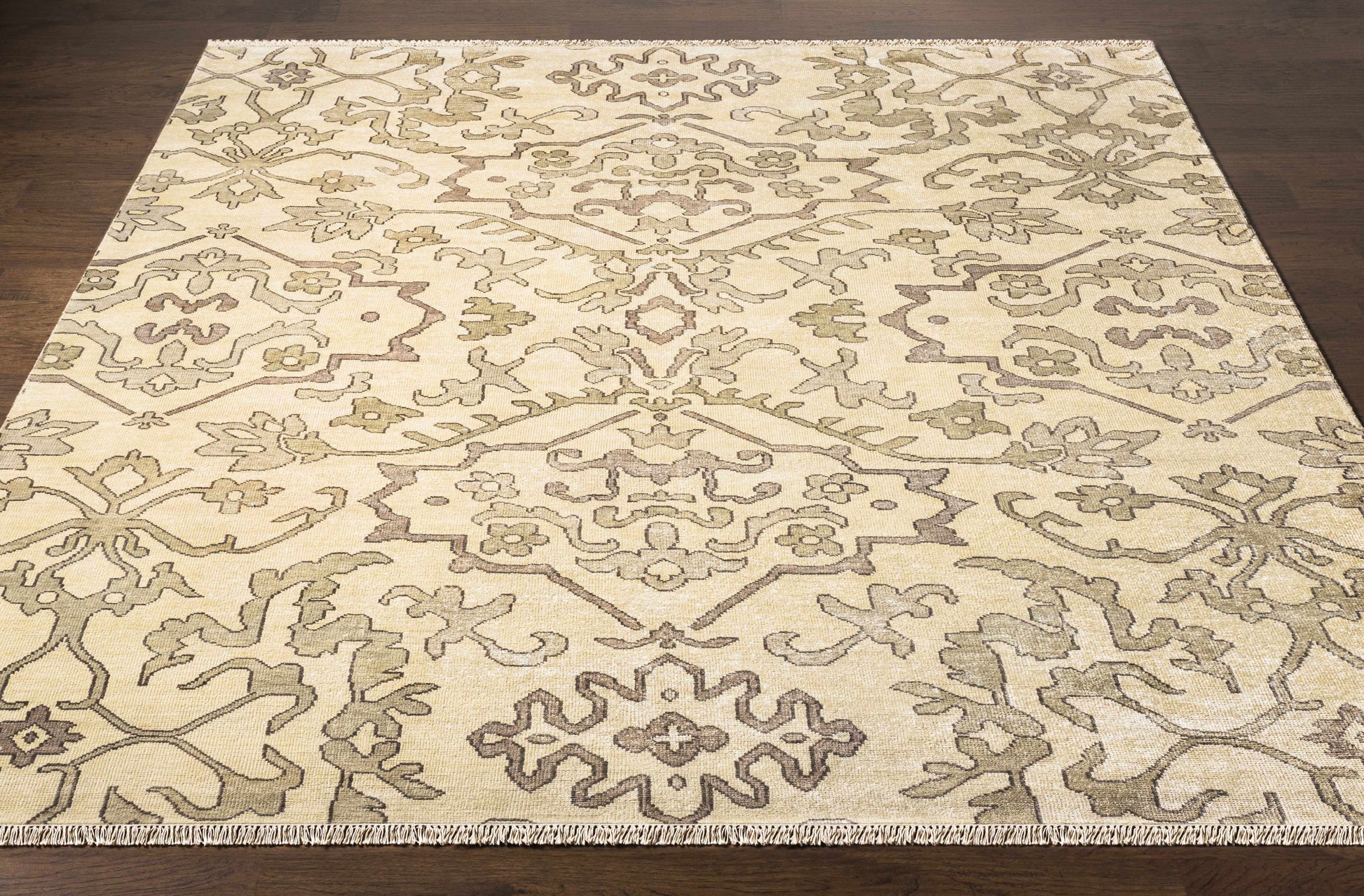 Hillcrest HIL-9040 Hand Knotted Rug
