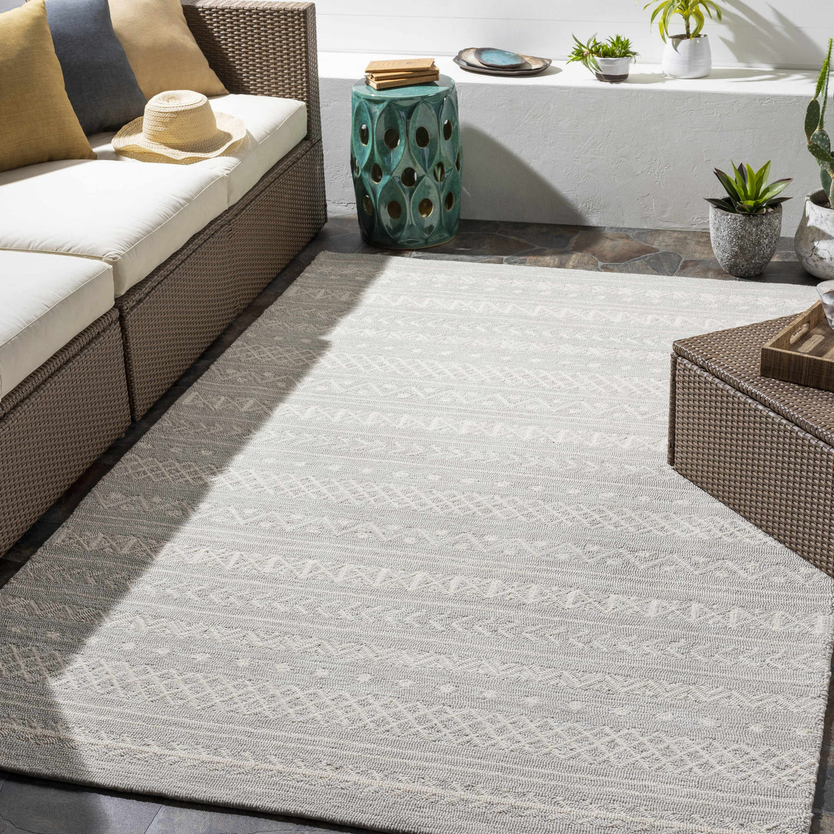 Rain RAI-1288 Hand Hooked Rug