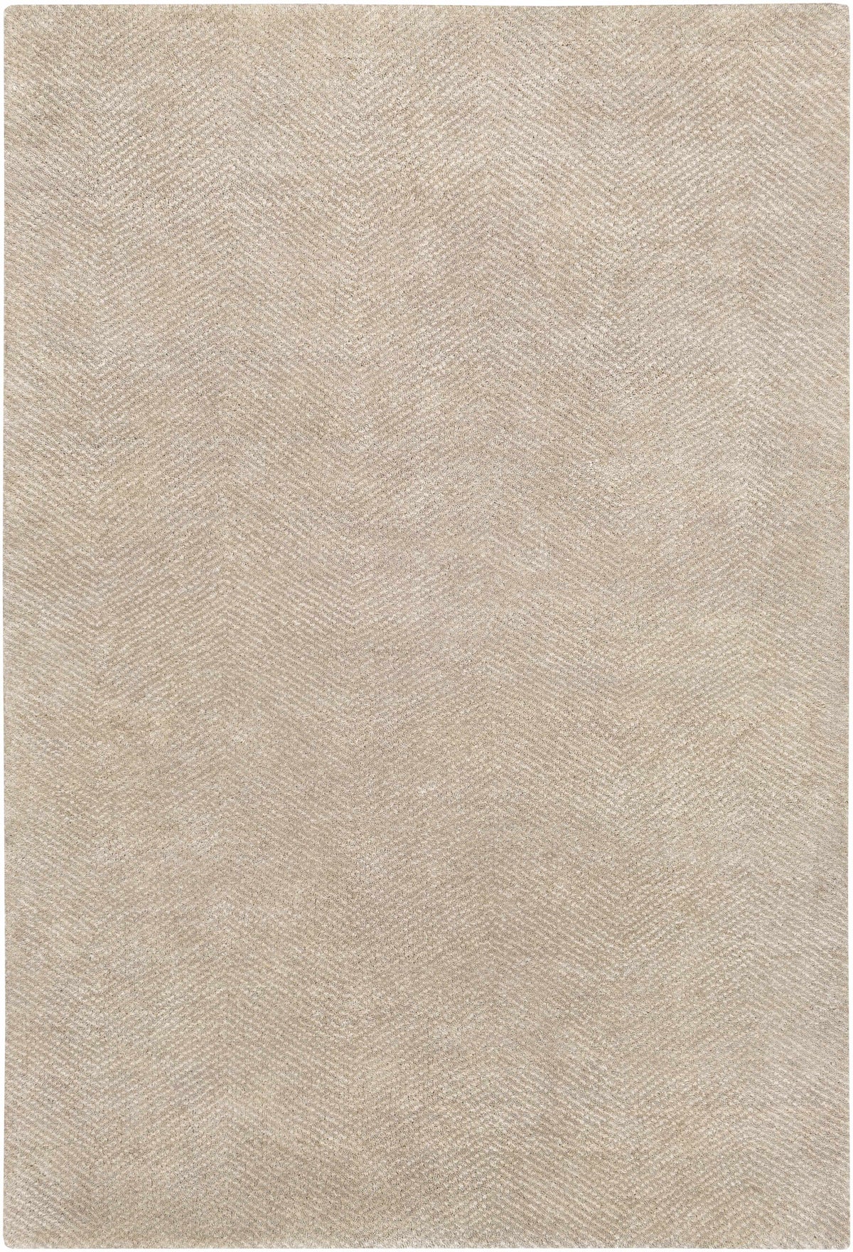 Light Gray Hand Knotted 50% Viscose, 50% Wool Modern Rectangle Handmade rug, Indoor use only, no fringe, non-washable.