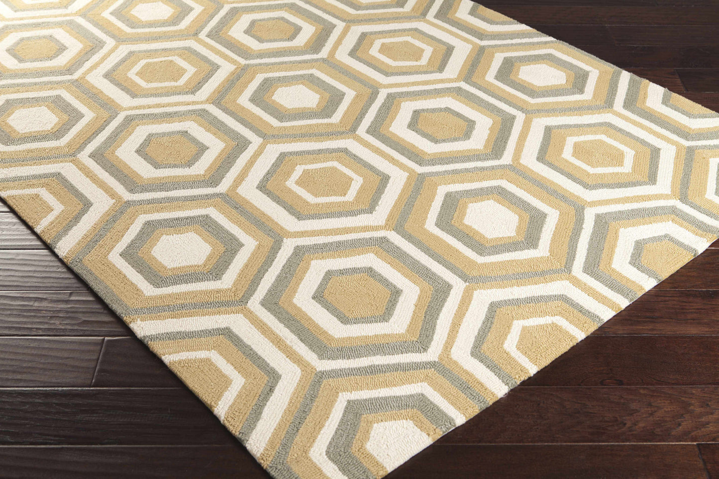 Rain RAI-1225 Hand Hooked Rug