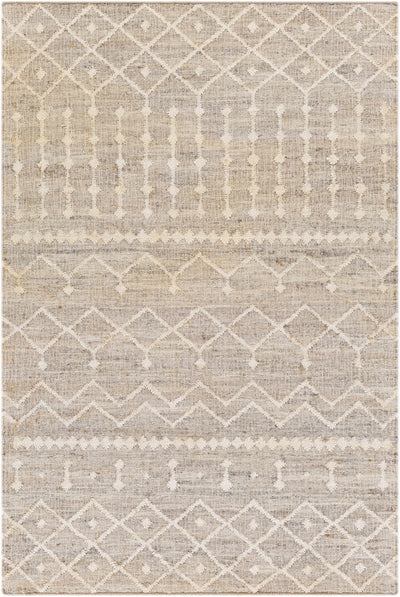 Brown Hand Woven 100% Jute Global Rectangle Handmade rug, Indoor use only, no fringe, non-washable. runner also available