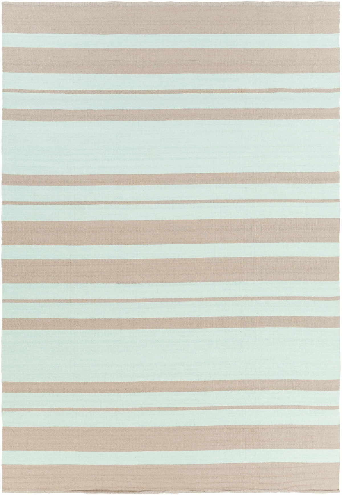 Seafoam Hand Woven 100% PVC Cottage Rectangle Handmade rug, outdoor-safe, no fringe, non-washable. runner also available