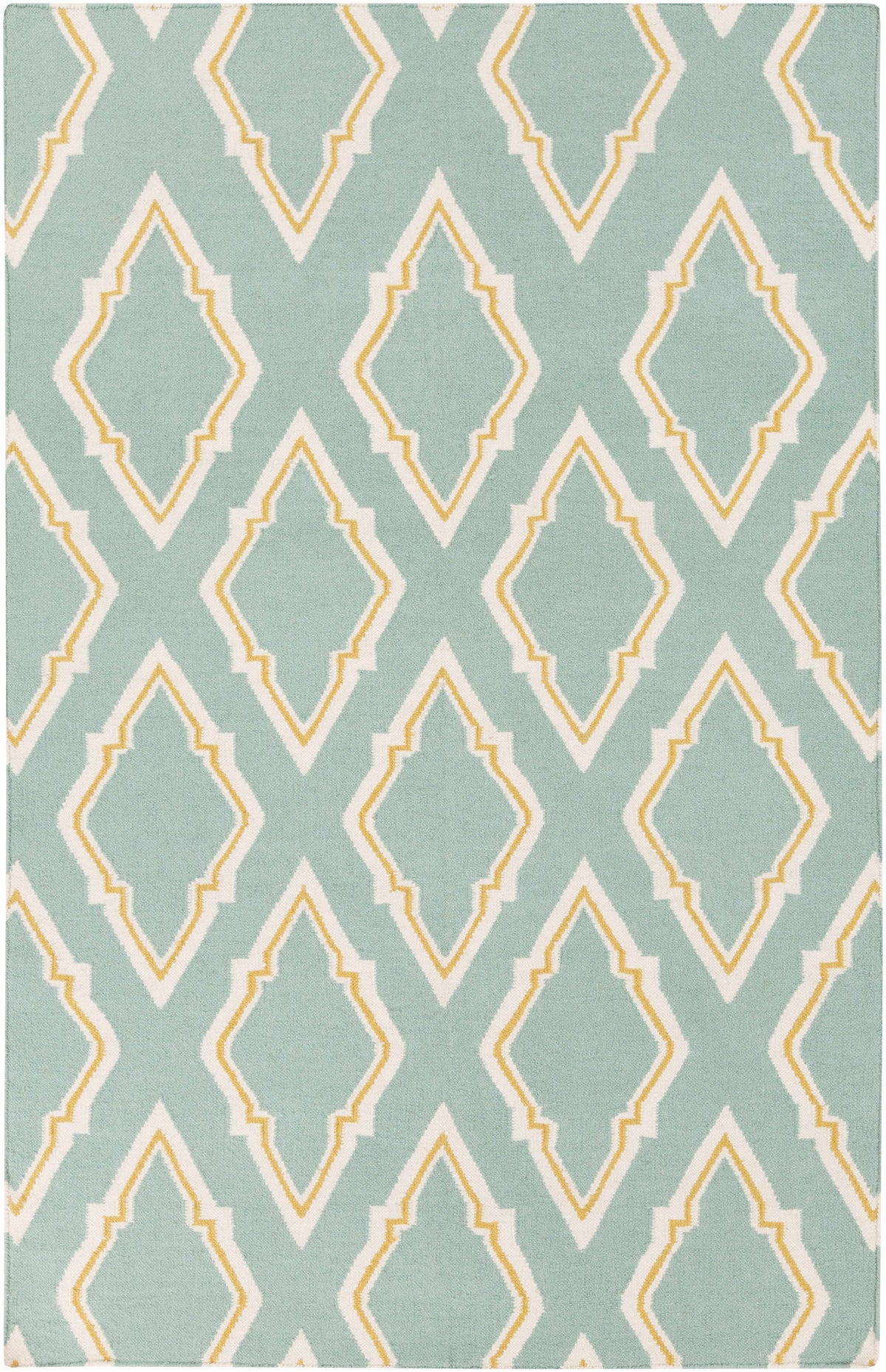 Seafoam Hand Woven 100% Wool Modern Rectangle Handmade rug, Indoor use only, no fringe, non-washable. runner also available
