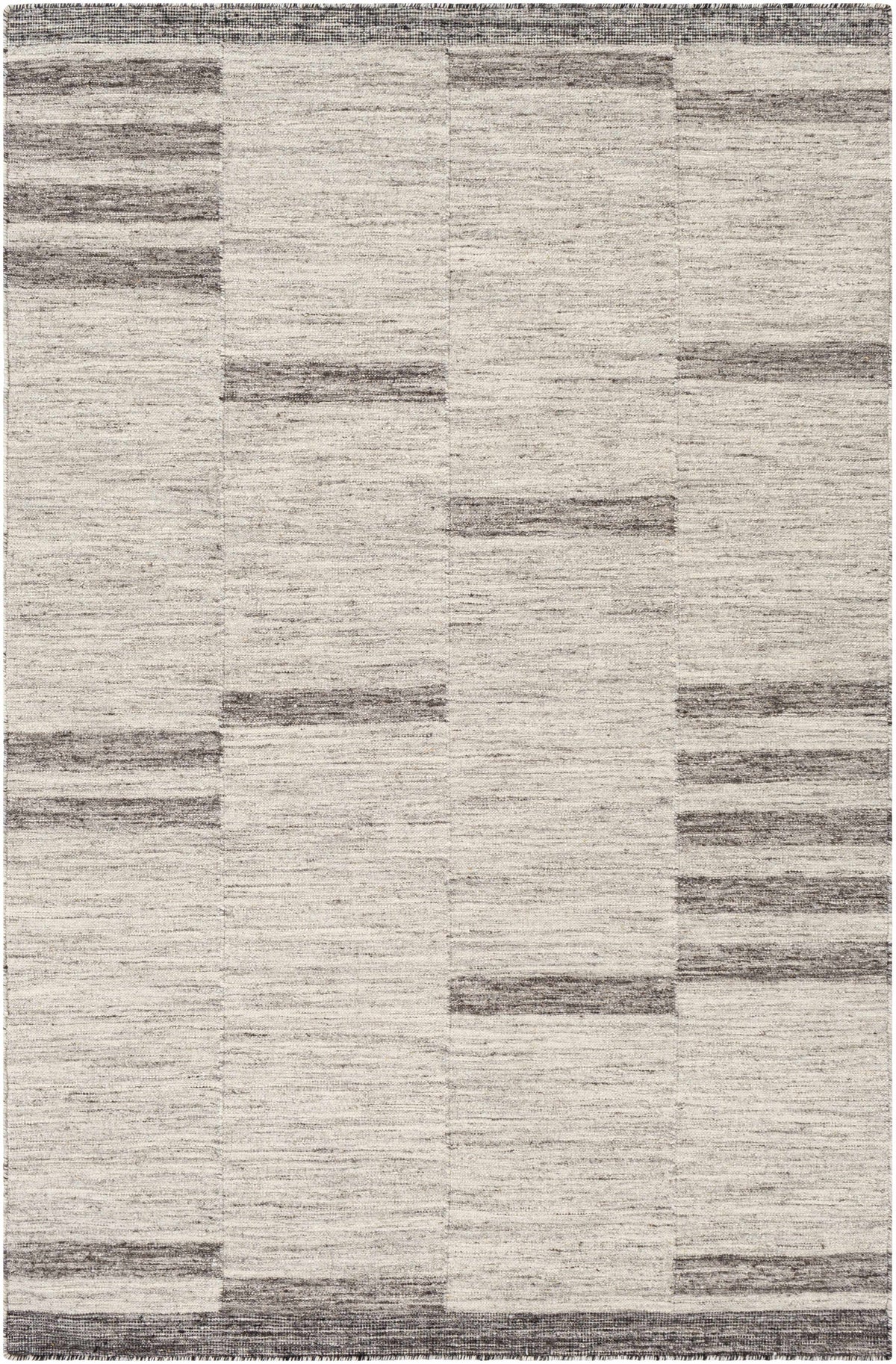 Light Gray Hand Woven 60% Wool, 40% Viscose Global Rectangle Handmade rug, Indoor use only, no fringe, non-washable.