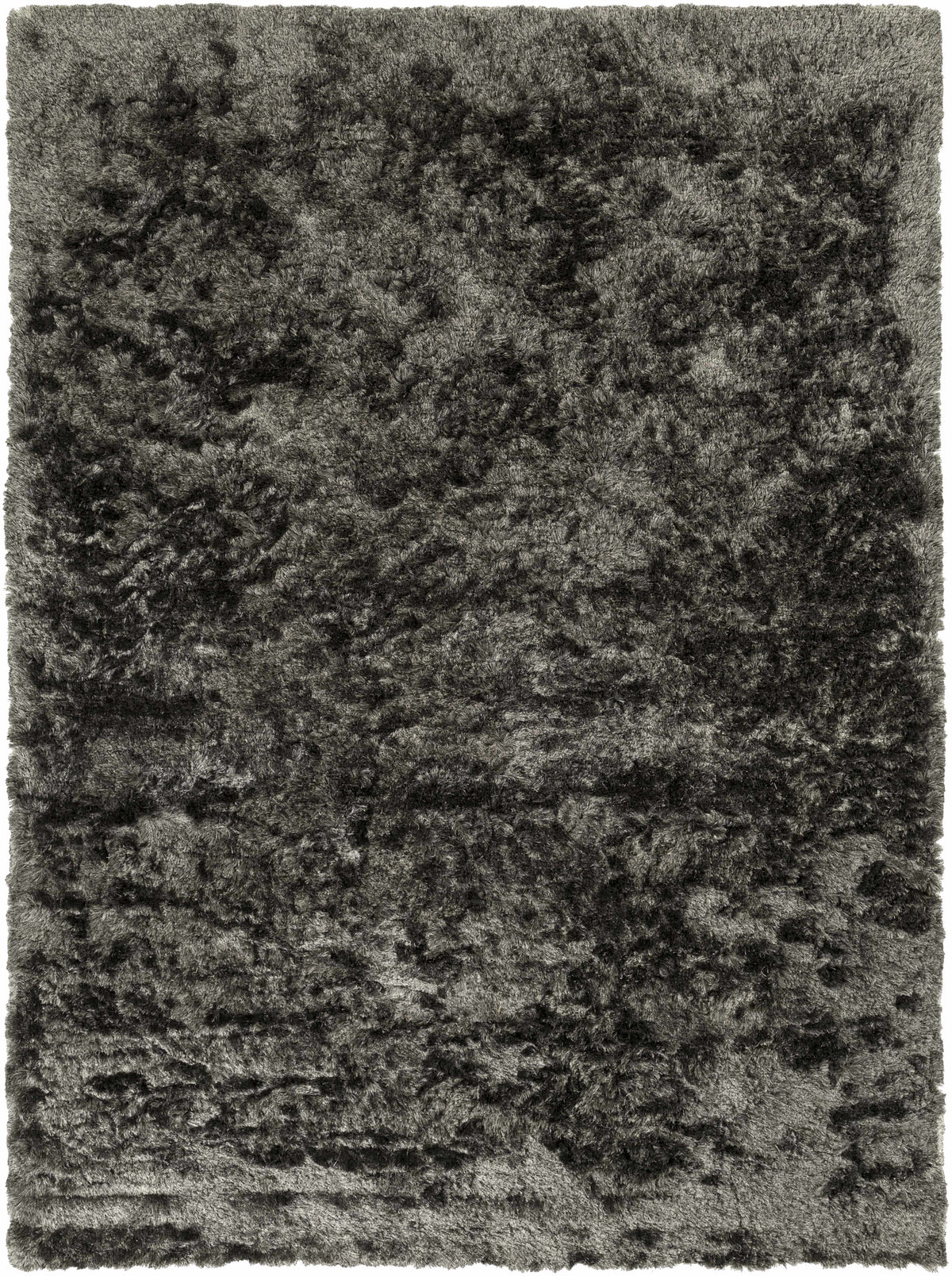 Ink Blue Hand Woven 100% Polyester Modern Rectangle Handmade rug, Indoor use only, no fringe, non-washable.