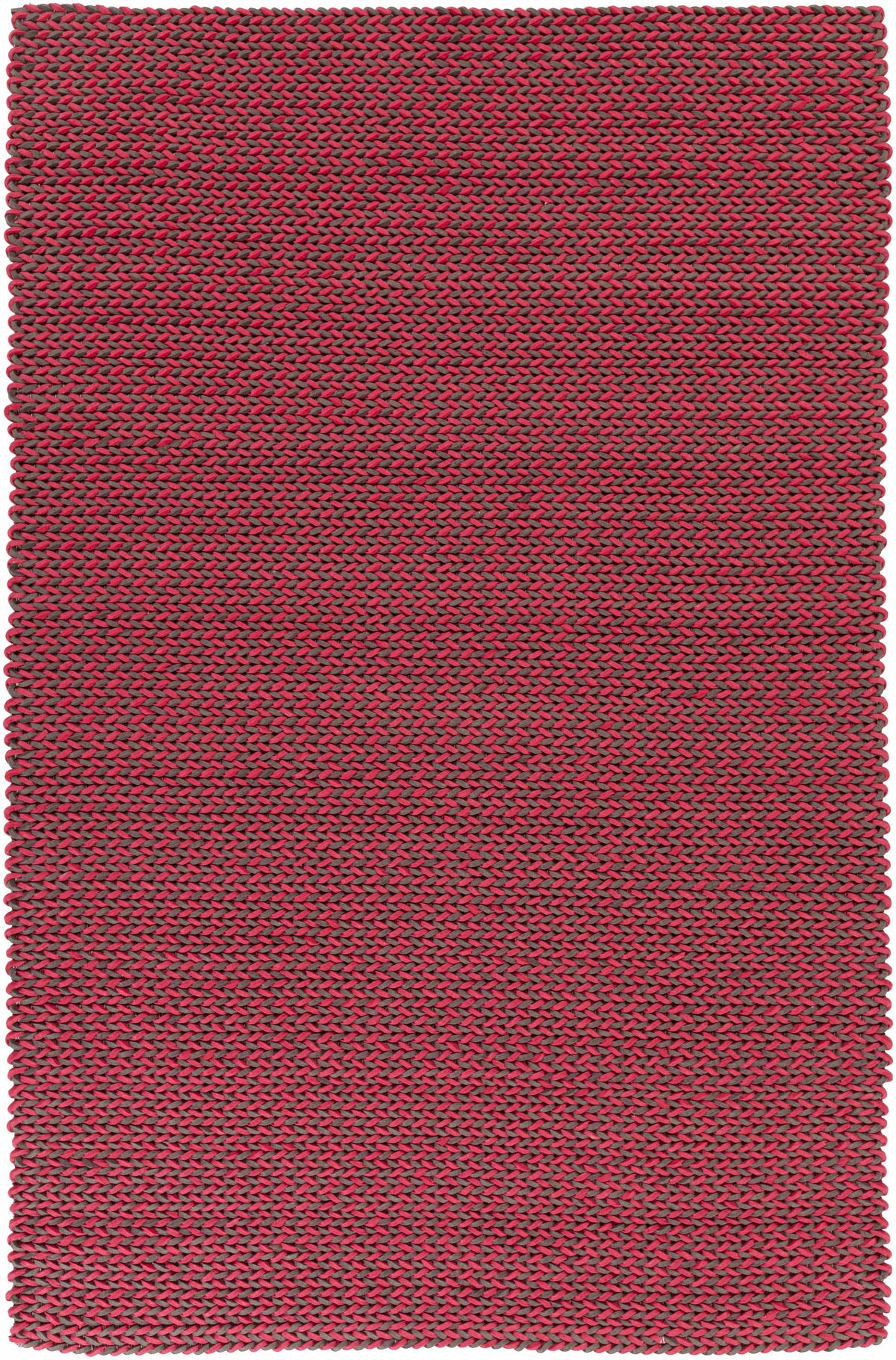 Rose Hand Woven 100% Wool Cottage Rectangle Handmade rug, Indoor use only, no fringe, non-washable.