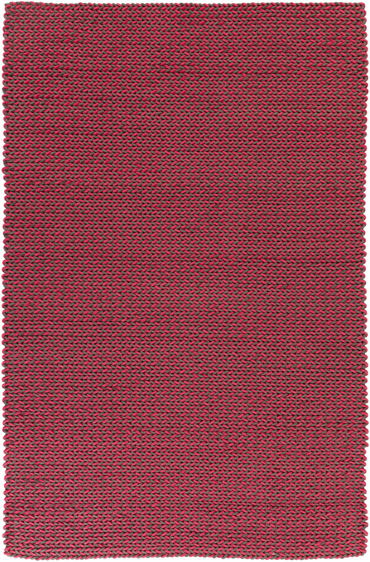 Rose Hand Woven 100% Wool Cottage Rectangle Handmade rug, Indoor use only, no fringe, non-washable.