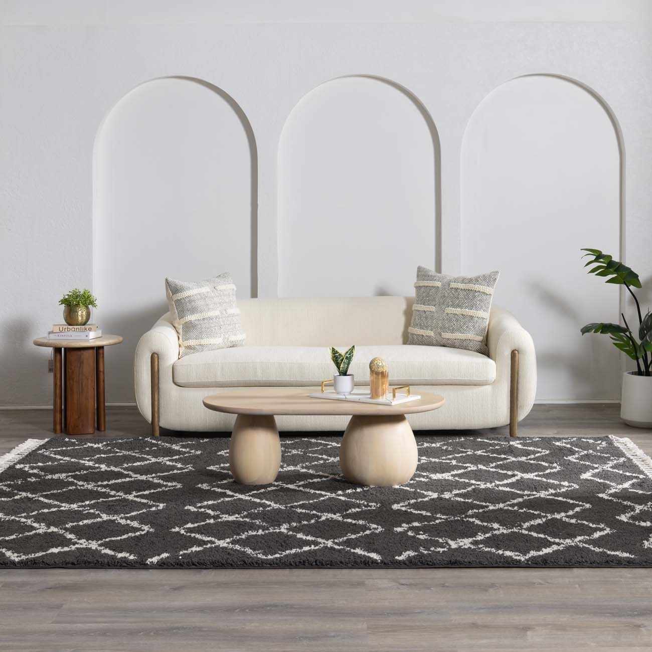 Berber Shag BBE-2307 Machine Woven Rug