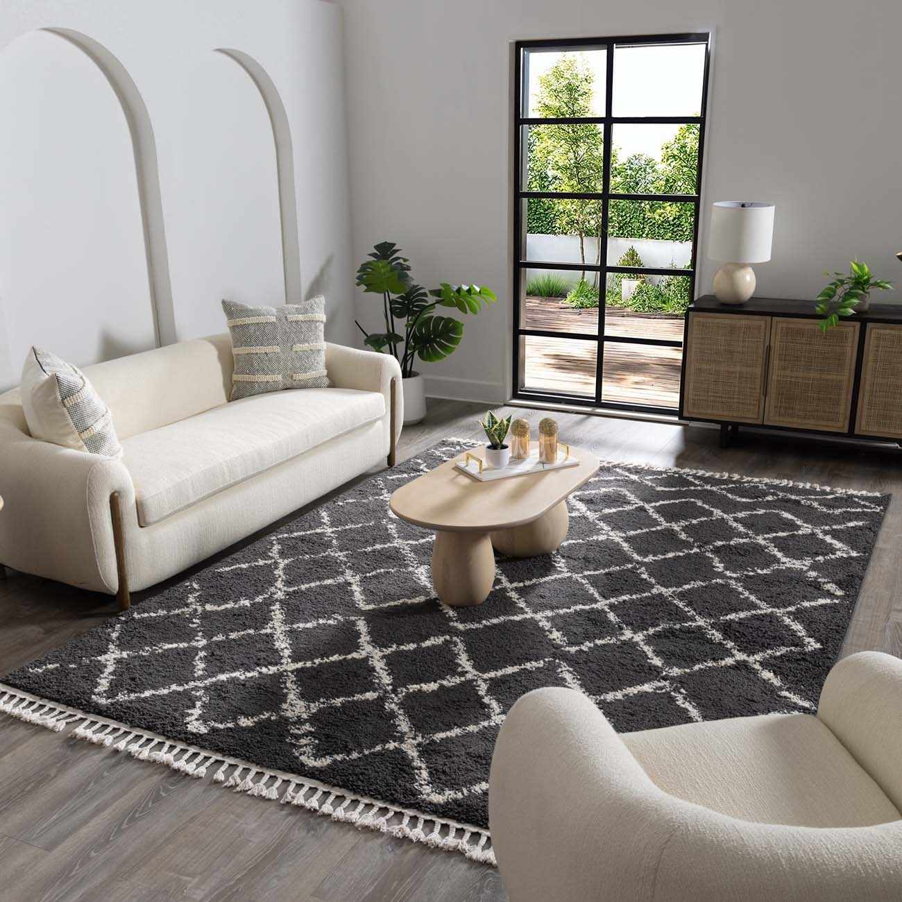 Berber Shag BBE-2307 Machine Woven Rug