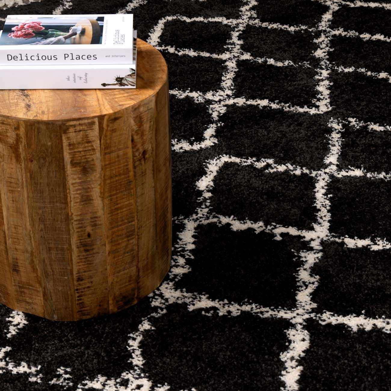 Berber Shag BBE-2307 Machine Woven Rug