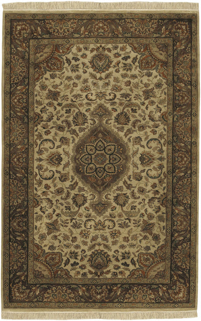 Multicolor Hand Knotted 100% NZ Wool Traditional Round Handmade rug, Indoor use only, no fringe, non-washable.