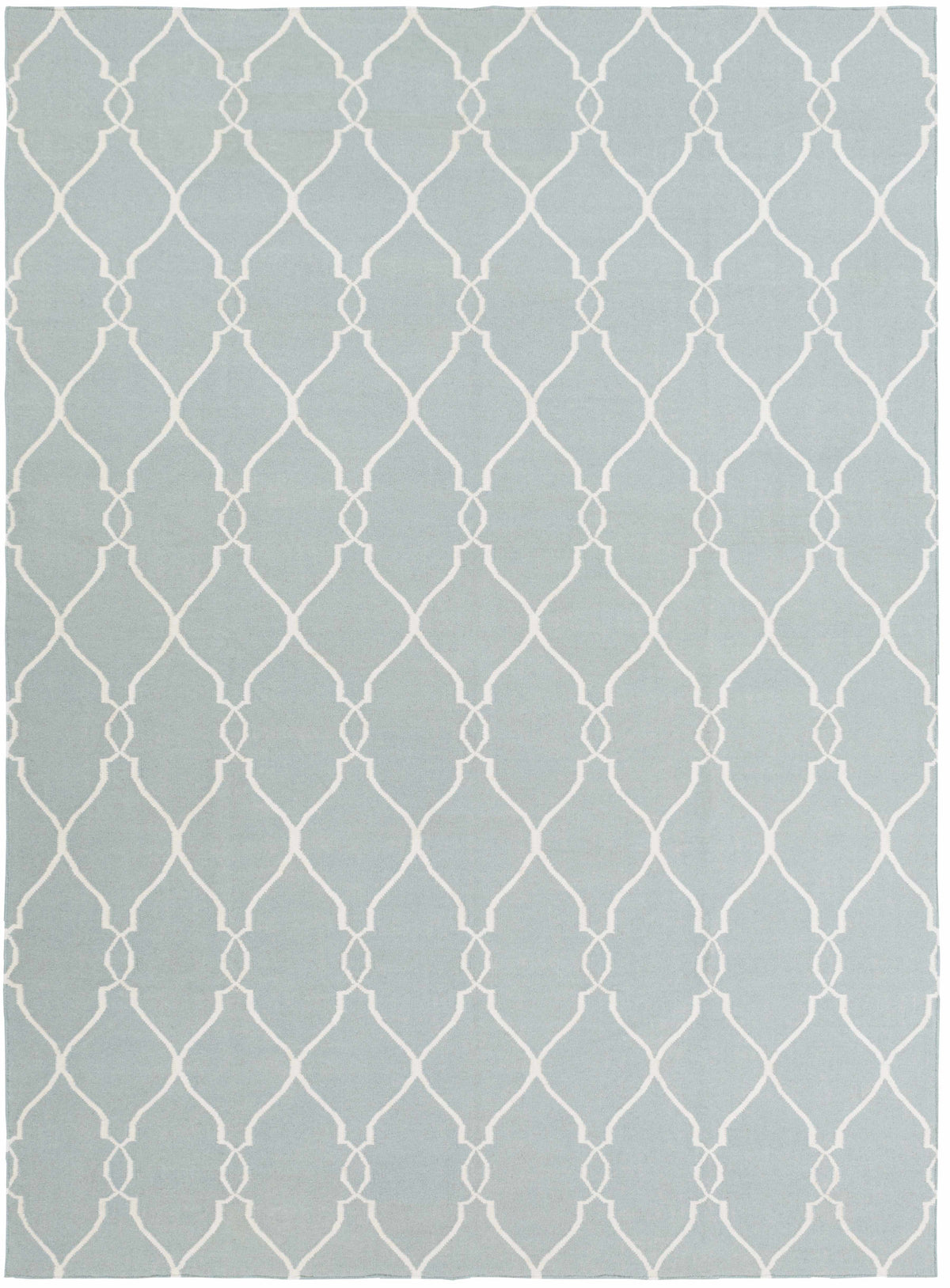 Blue Hand Woven 100% Wool Modern Rectangle Handmade rug, Indoor use only, no fringe, non-washable. round, runner also available