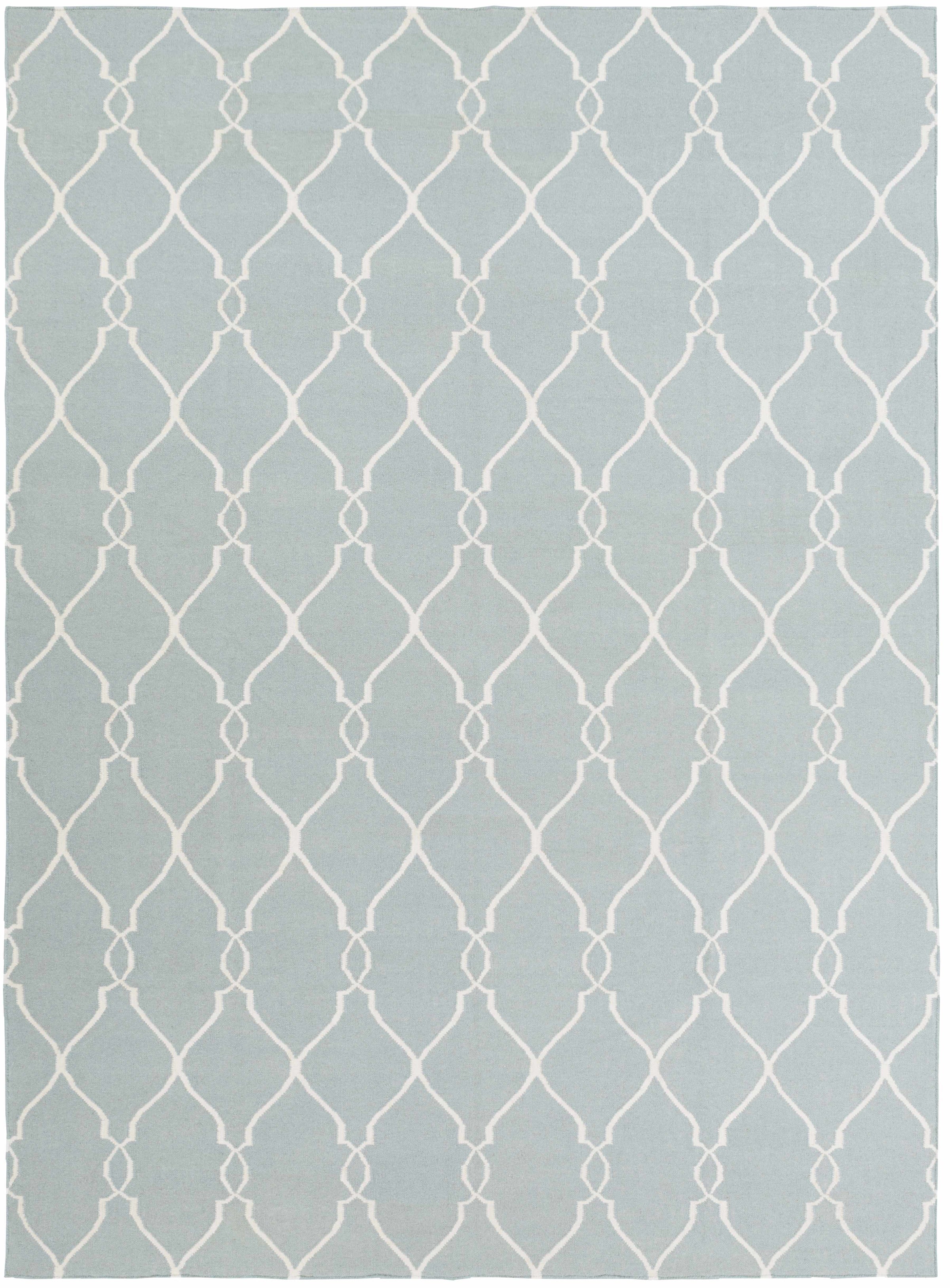 Blue Hand Woven 100% Wool Modern Rectangle Handmade rug, Indoor use only, no fringe, non-washable. round, runner also available