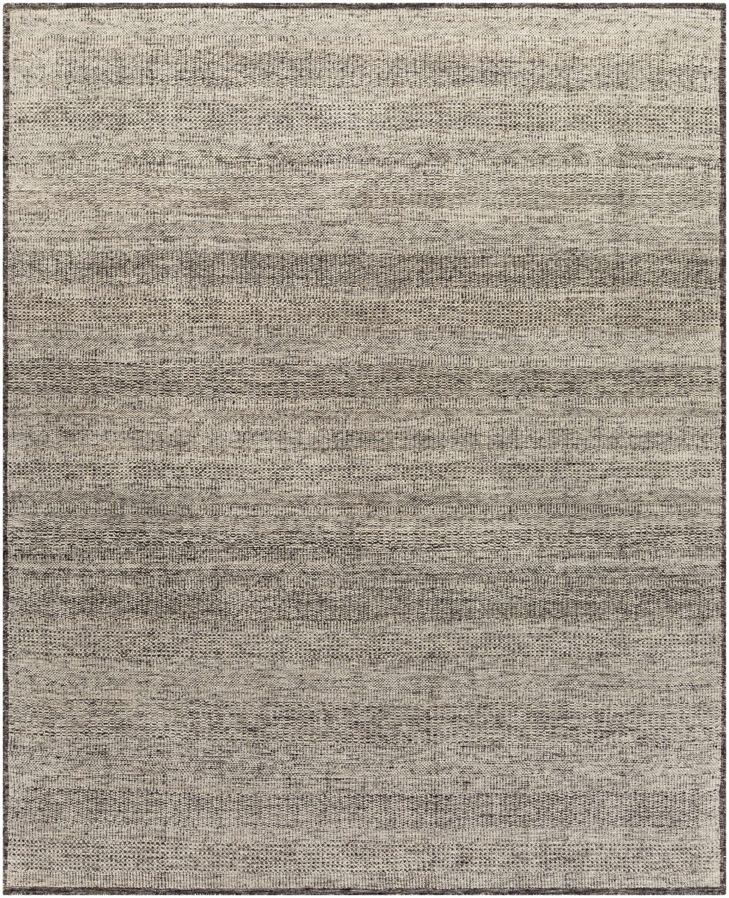 Gray Hand Knotted 80% NZ Wool, 20% Viscose Global Rectangle Handmade rug, Indoor use only, no fringe, non-washable.