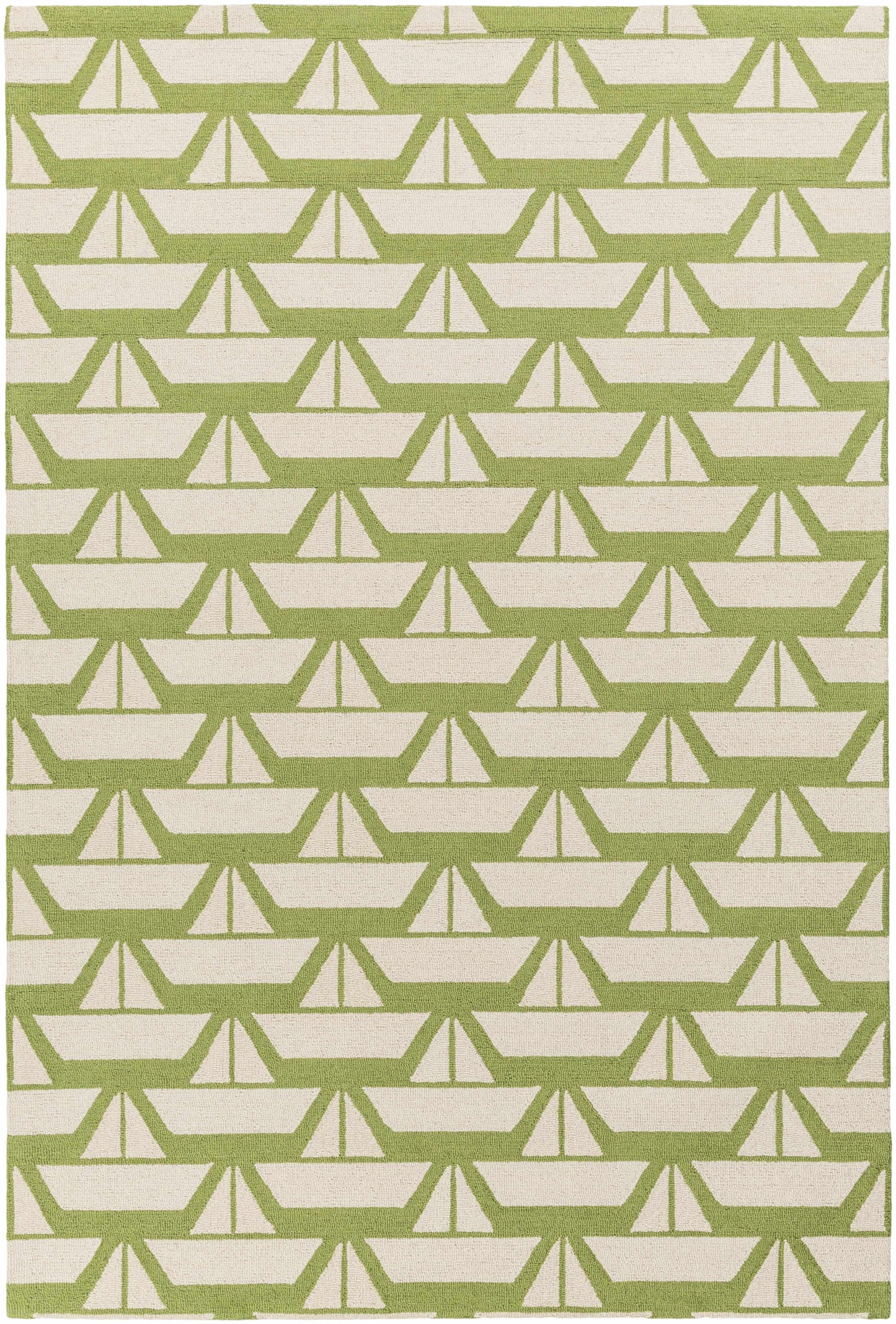 Tic Tac Toe TCT-6001 Hand Hooked Rug