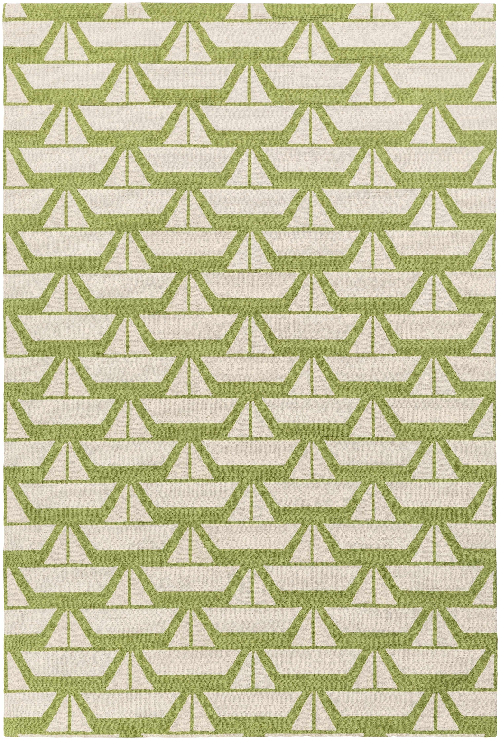 Tic Tac Toe TCT-6001 Hand Hooked Rug