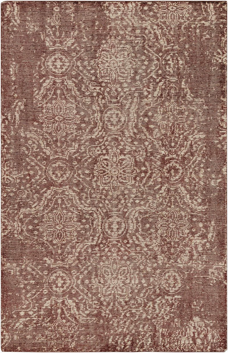 Burgundy Hand Knotted 100% Wool Traditional Rectangle Handmade rug, Indoor use only, no fringe, non-washable.