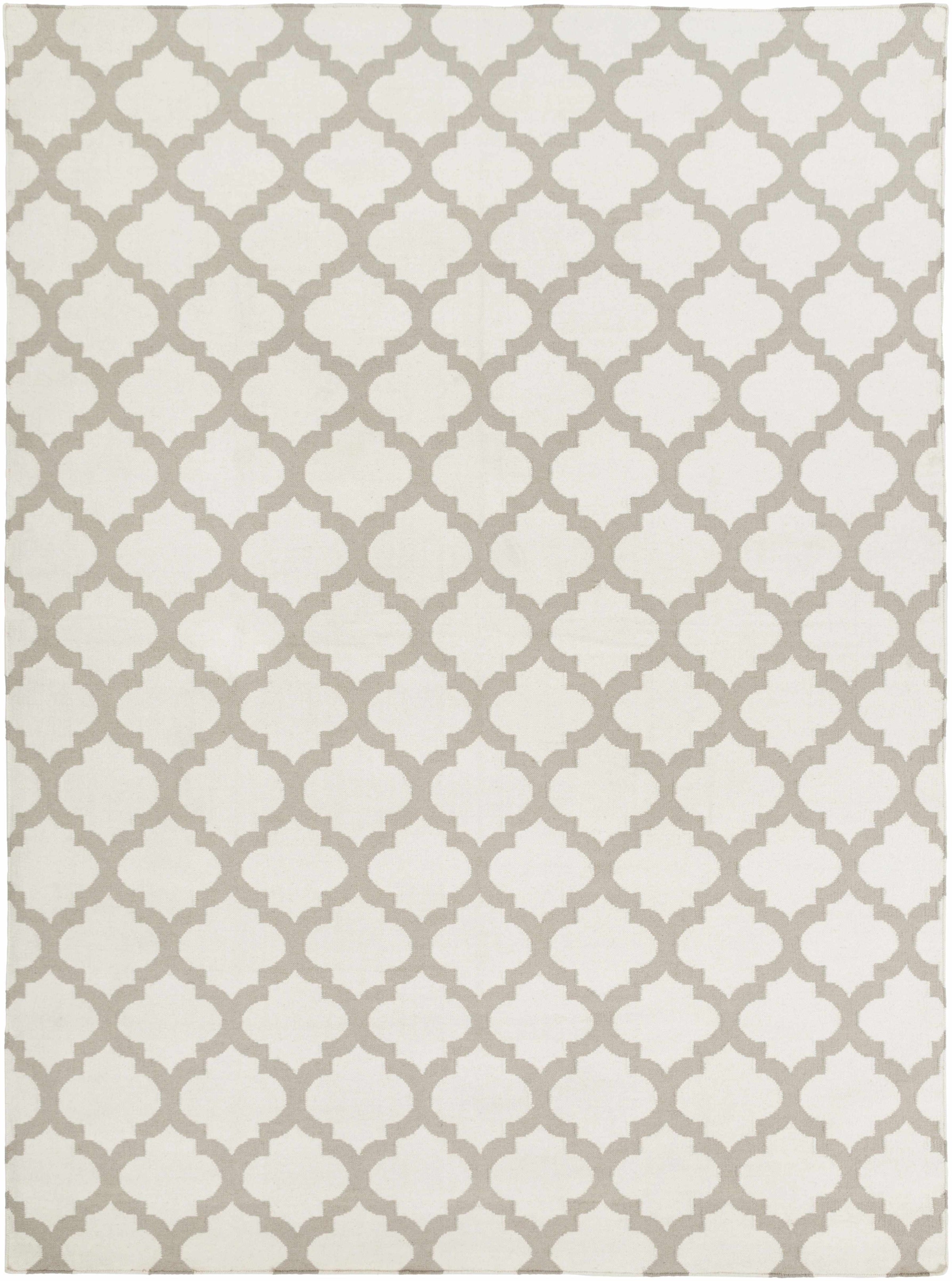 Ivory Hand Woven 100% Wool Modern Rectangle Handmade rug, Indoor use only, no fringe, non-washable. runner also available