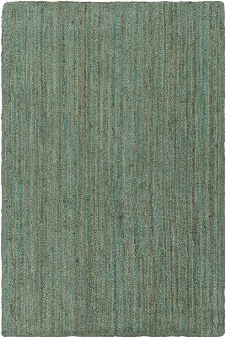 Blue Hand Woven 100% Jute Cottage Rectangle Handmade rug, Indoor use only, no fringe, non-washable. round, runner also available