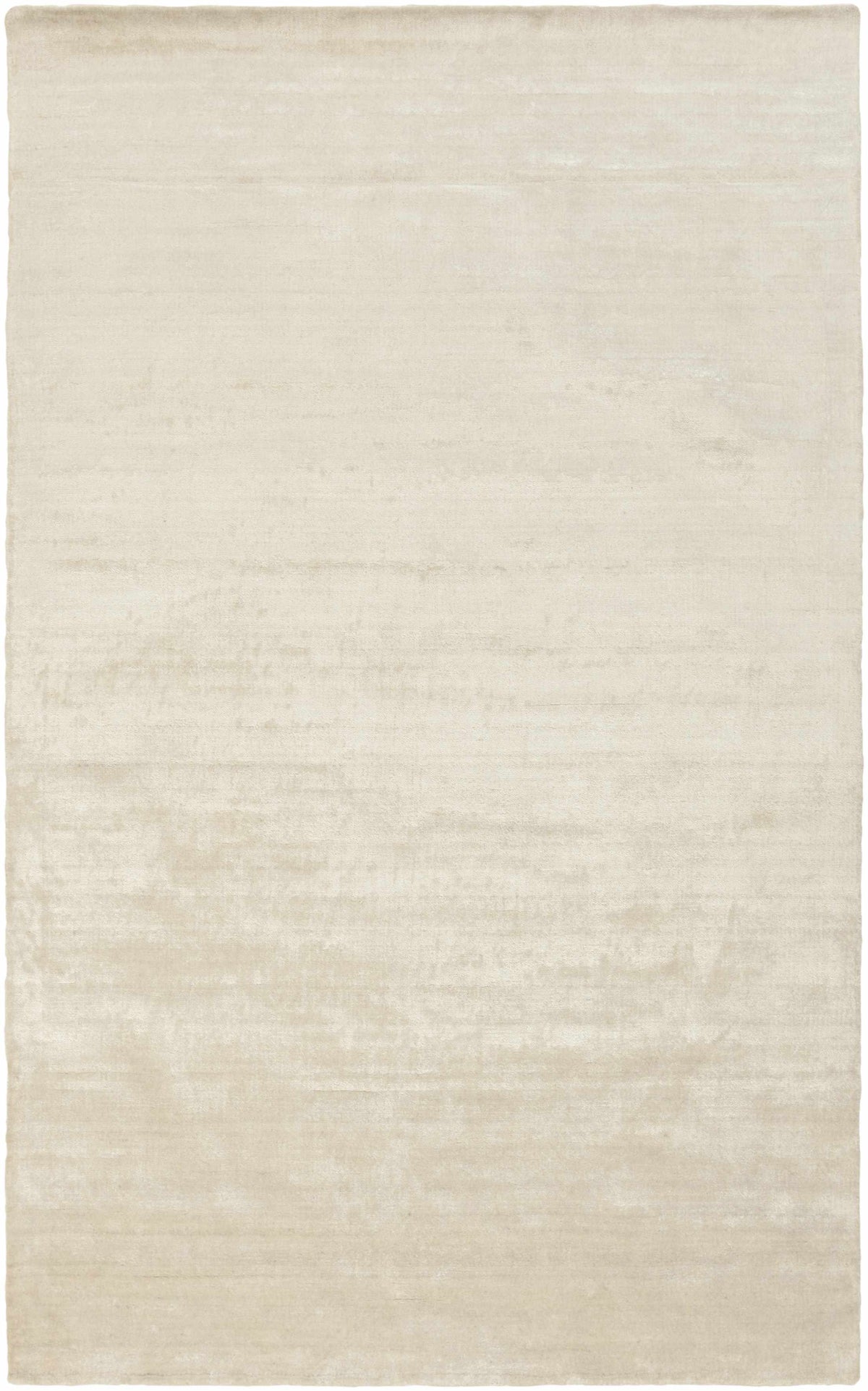White Hand Loomed 100% Viscose Modern Rectangle Handmade rug, Indoor use only, no fringe, non-washable.