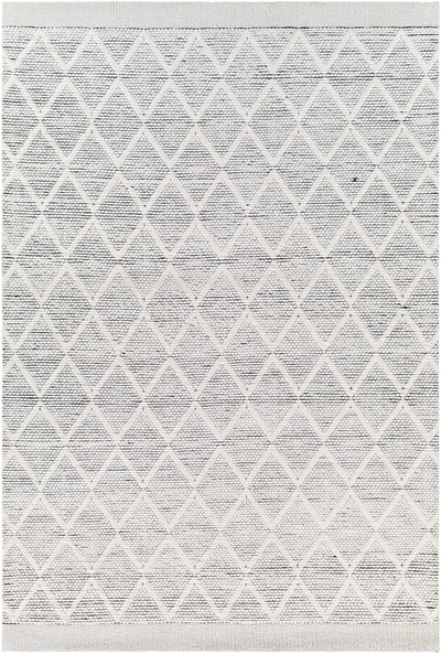 Cream Hand Woven 70% Recycled PET Yarn, 30% Wool Cottage Rectangle Handmade rug, Indoor use only, no fringe, non-washable. runner also available