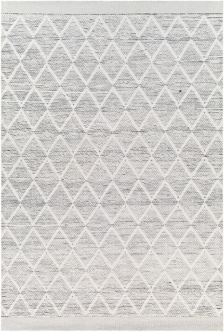 Cream Hand Woven 70% Recycled PET Yarn, 30% Wool Cottage Rectangle Handmade rug, Indoor use only, no fringe, non-washable. runner also available