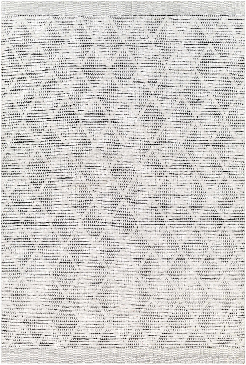 Cream Hand Woven 70% Recycled PET Yarn, 30% Wool Cottage Rectangle Handmade rug, Indoor use only, no fringe, non-washable. runner also available