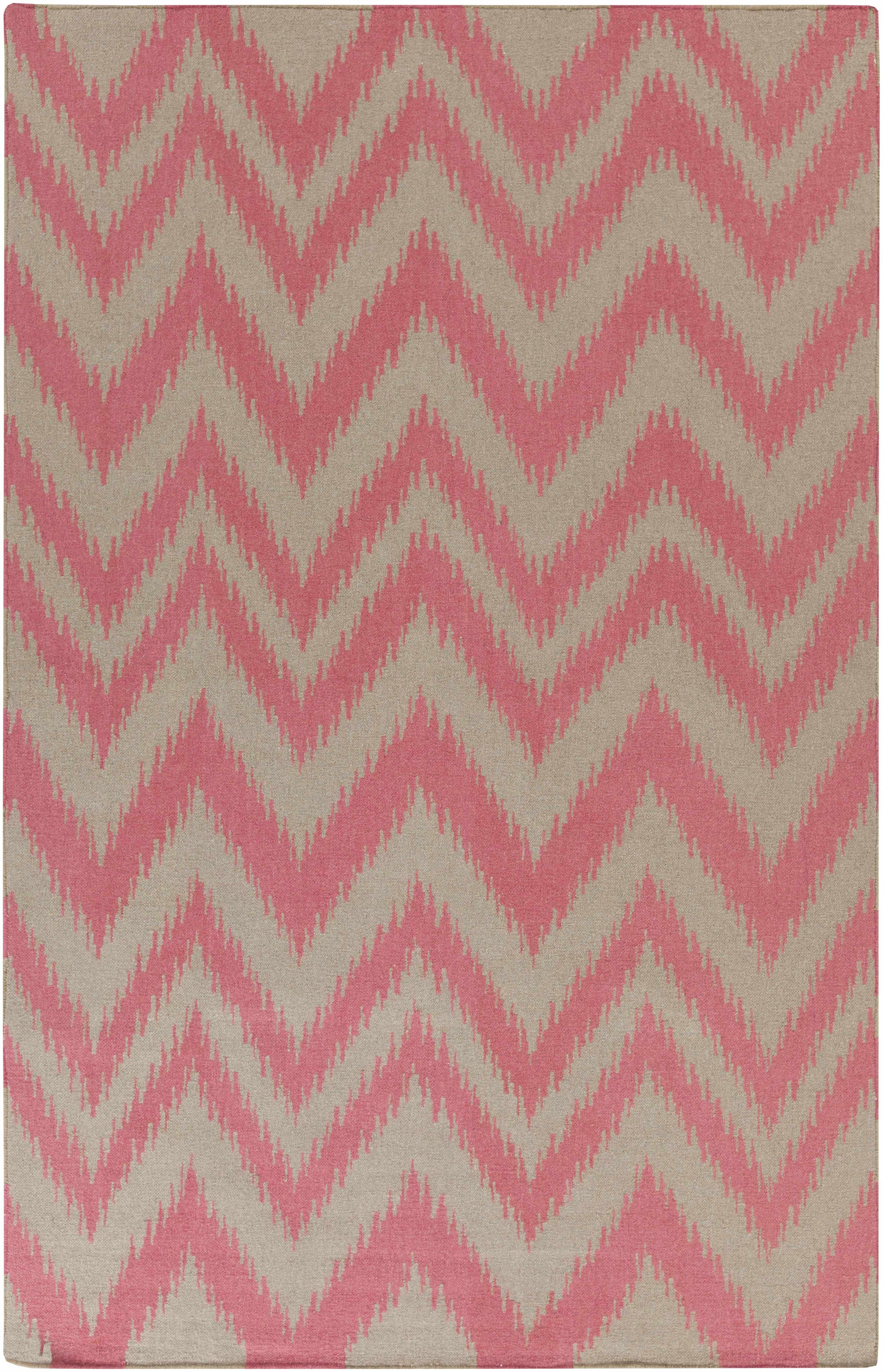 Orange Hand Woven 100% Wool Modern Rectangle Handmade rug, Indoor use only, no fringe, non-washable.
