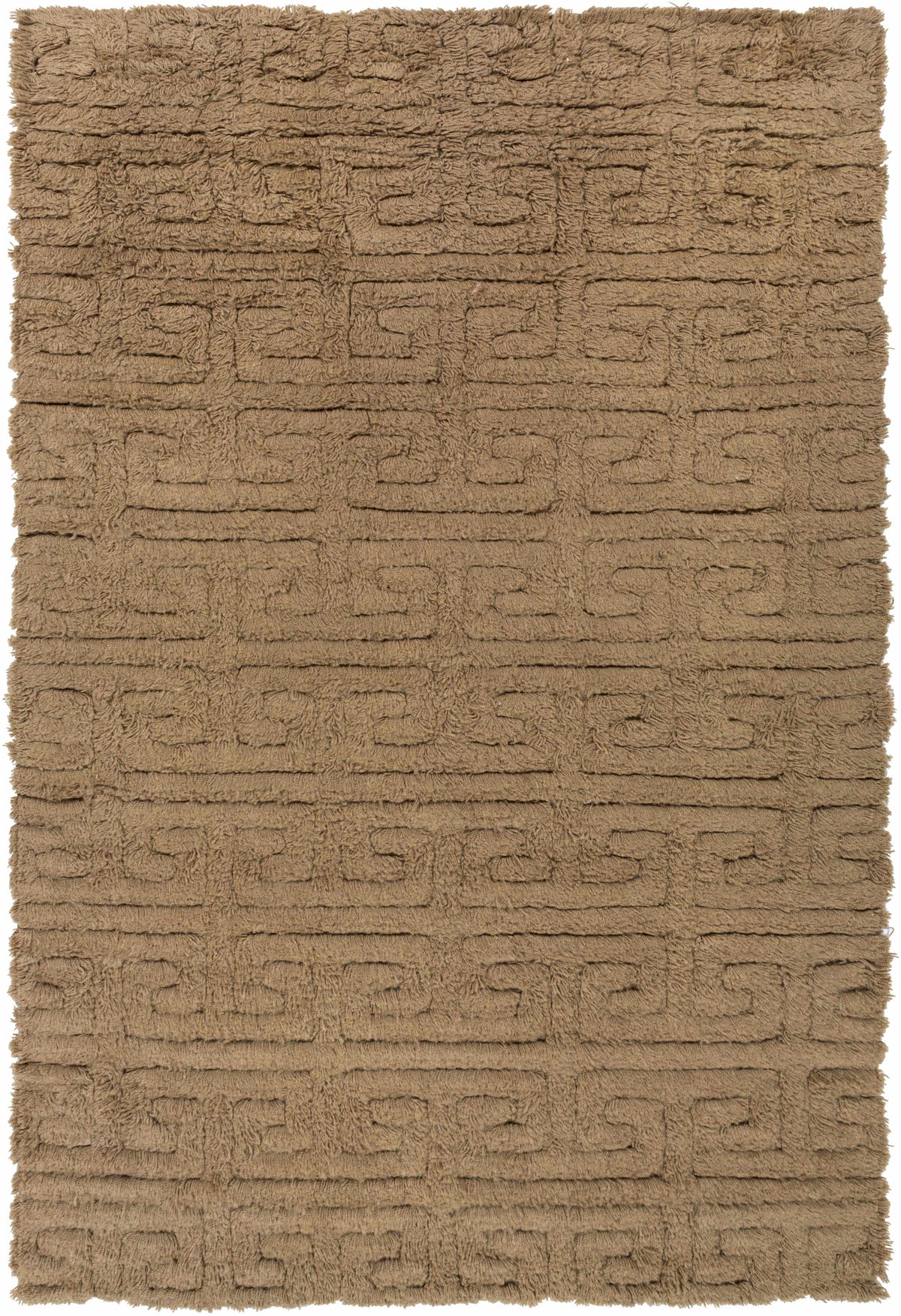 Brown Hand Woven 100% Wool Cottage Rectangle Handmade rug, Indoor use only, no fringe, non-washable. runner also available