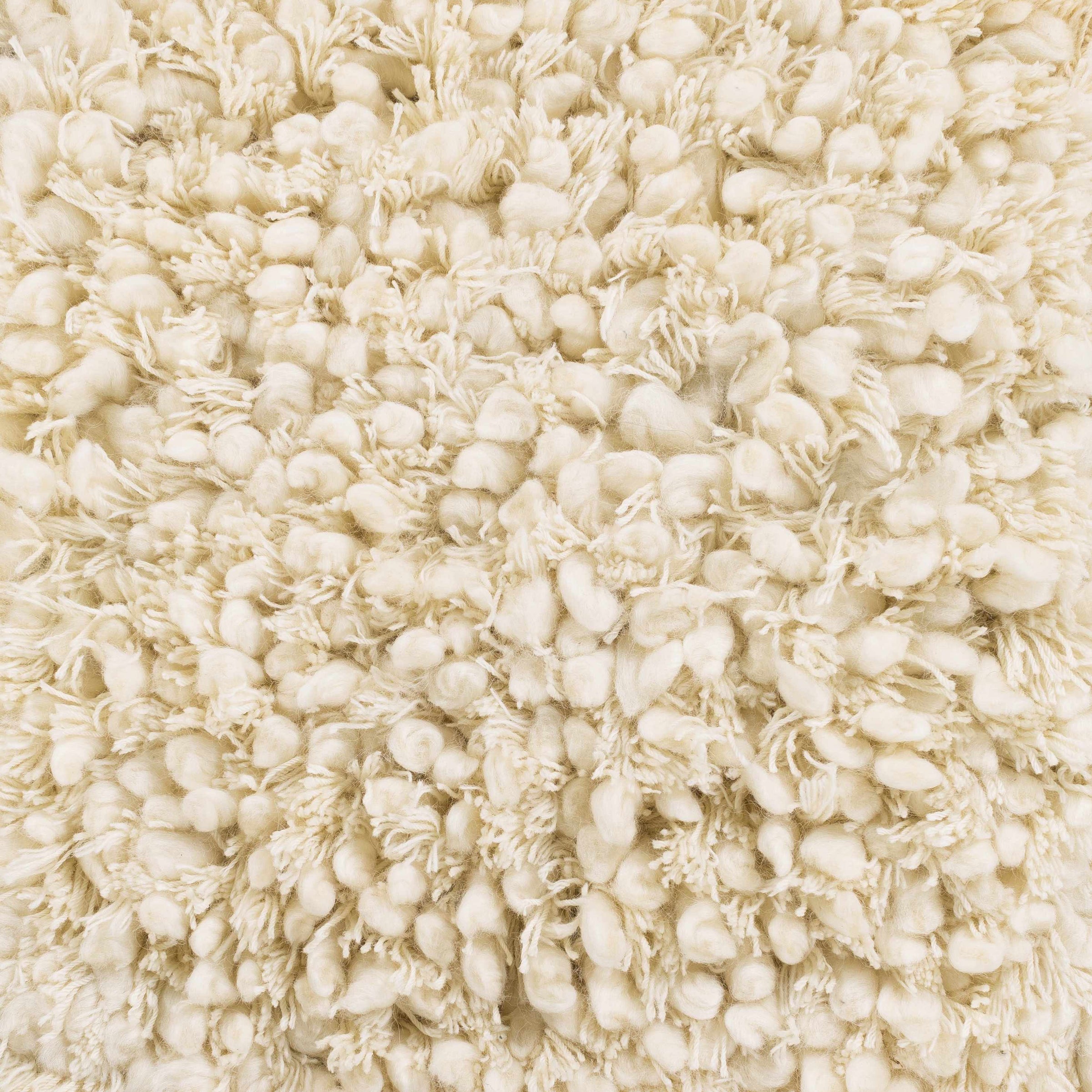Cream Hand Woven 100% NZ Wool Modern Runner Handmade rug, Indoor use only, no fringe, non-washable.