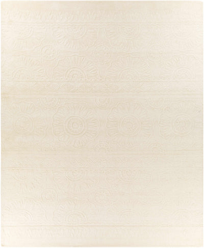 Beige Hand Loomed 100% Wool Modern Rectangle Handmade rug, Indoor use only, no fringe, non-washable. runner also available