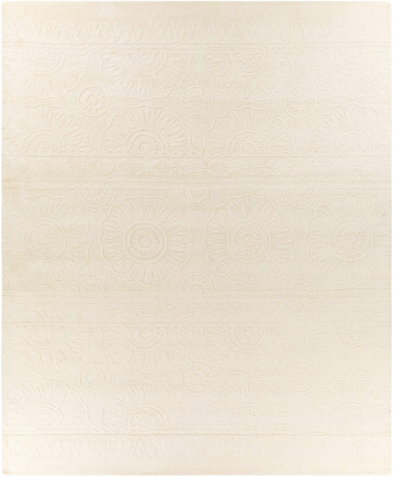 Beige Hand Loomed 100% Wool Modern Rectangle Handmade rug, Indoor use only, no fringe, non-washable. runner also available