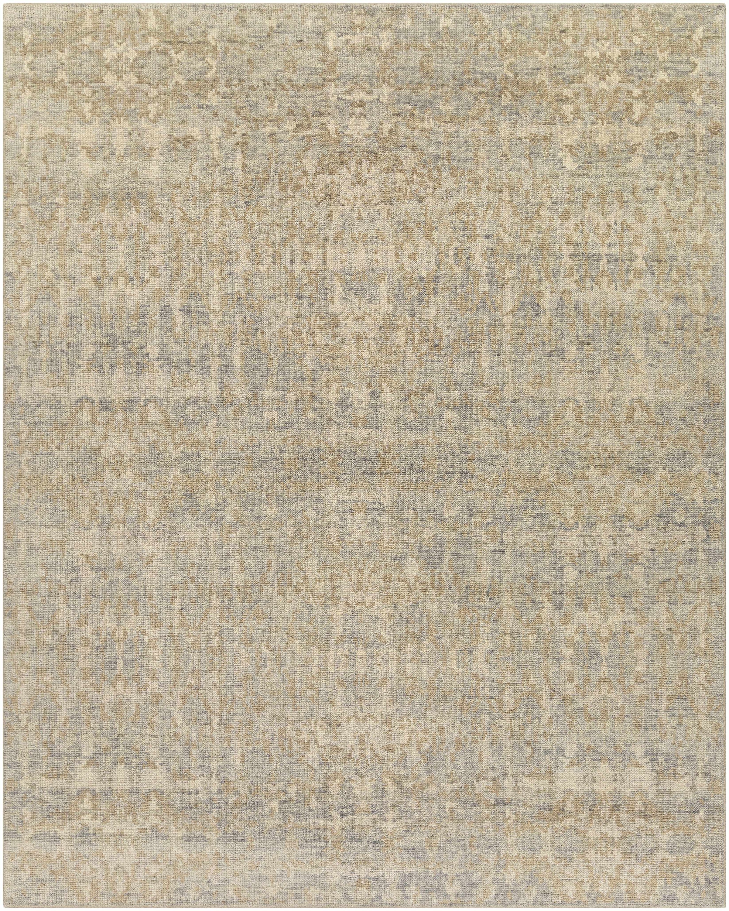 Charcoal Hand Knotted 100% NZ Wool Modern Rectangle Handmade rug, Indoor use only, no fringe, non-washable.