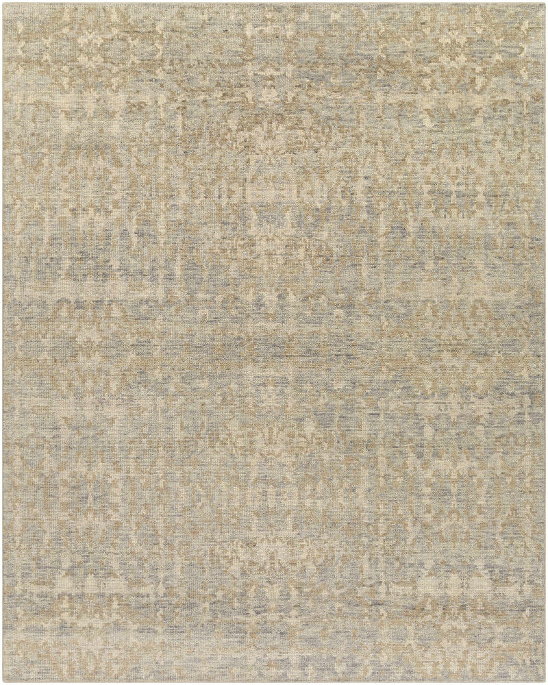 Charcoal Hand Knotted 100% NZ Wool Modern Rectangle Handmade rug, Indoor use only, no fringe, non-washable.