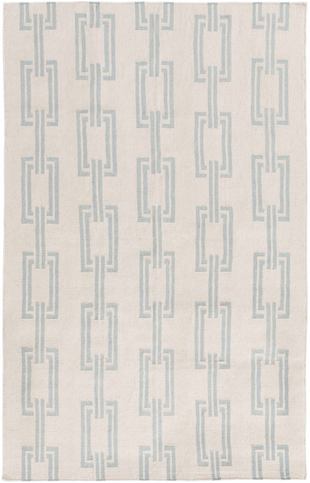 Beige Hand Woven 100% Wool Modern Rectangle Handmade rug, Indoor use only, no fringe, non-washable. runner also available