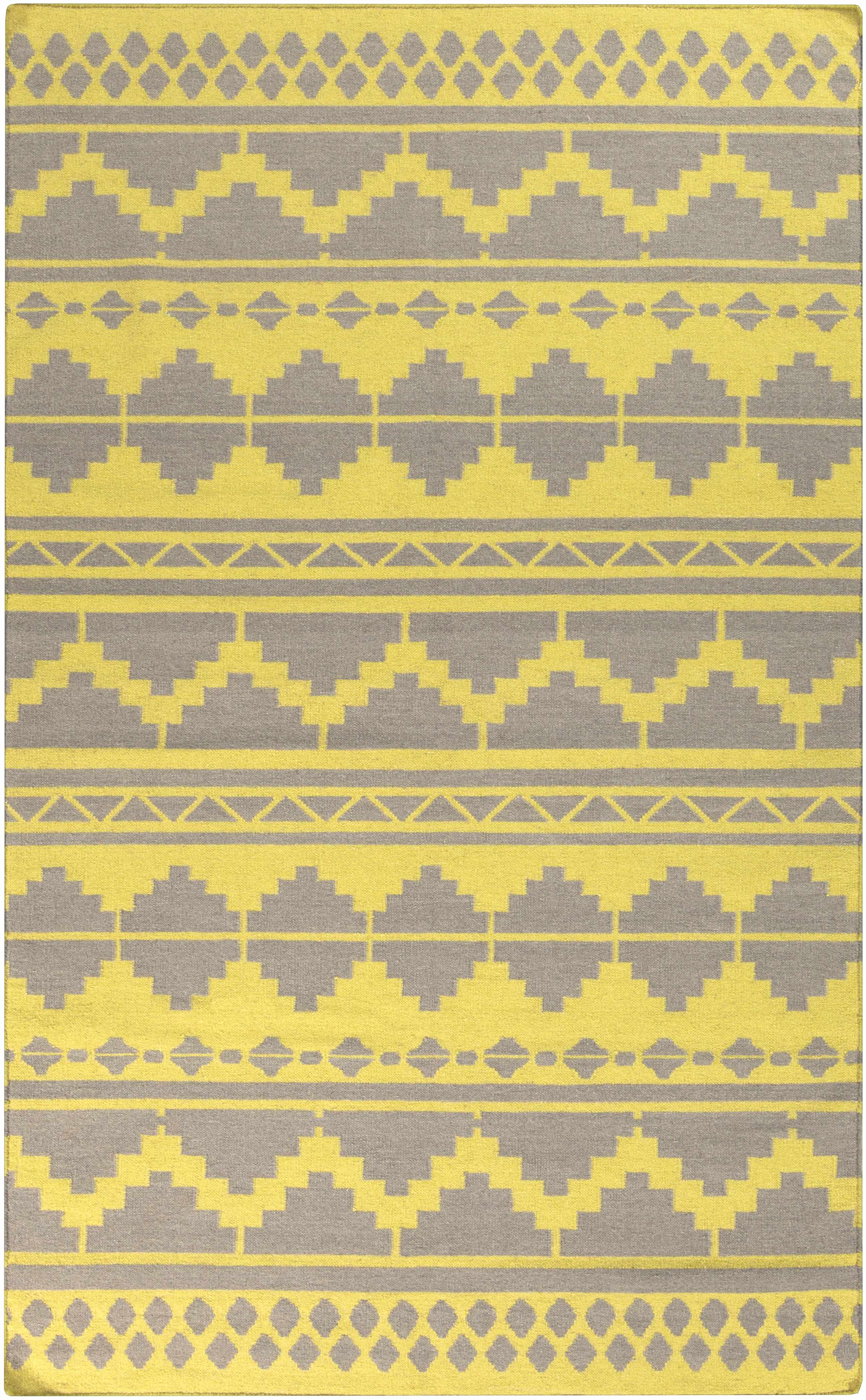 Olive Hand Woven 100% Wool Modern Rectangle Handmade rug, Indoor use only, no fringe, non-washable.
