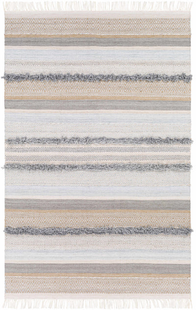 Brown Hand Woven 100% Recycled PET Yarn Global Rectangle Handmade rug, Indoor use only, has fringe, non-washable. runner also available