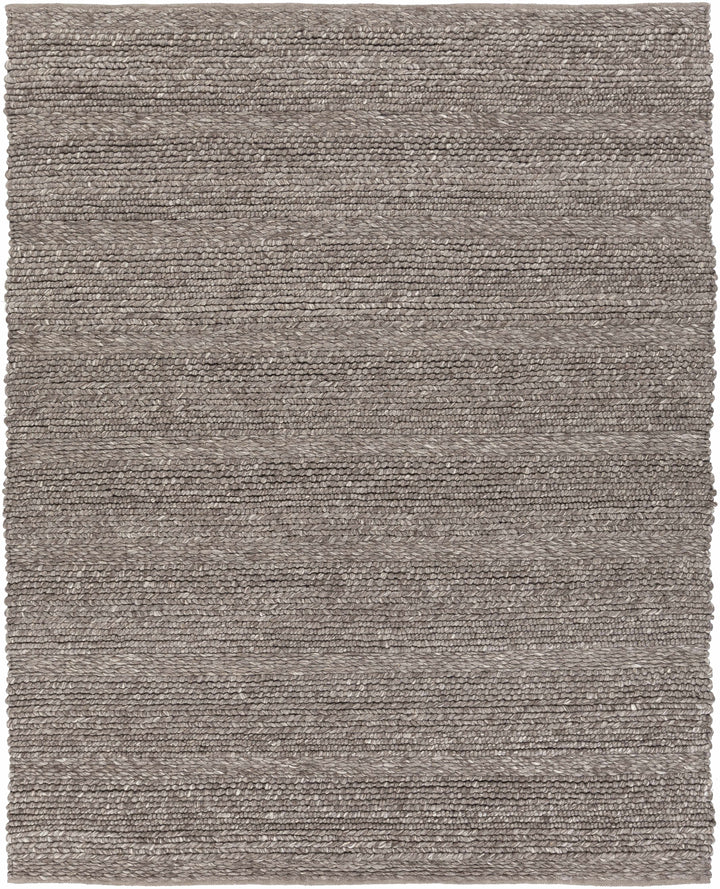 Charcoal Hand Woven 100% Wool Modern Rectangle Handmade rug, Indoor use only, no fringe, non-washable. runner, square also available