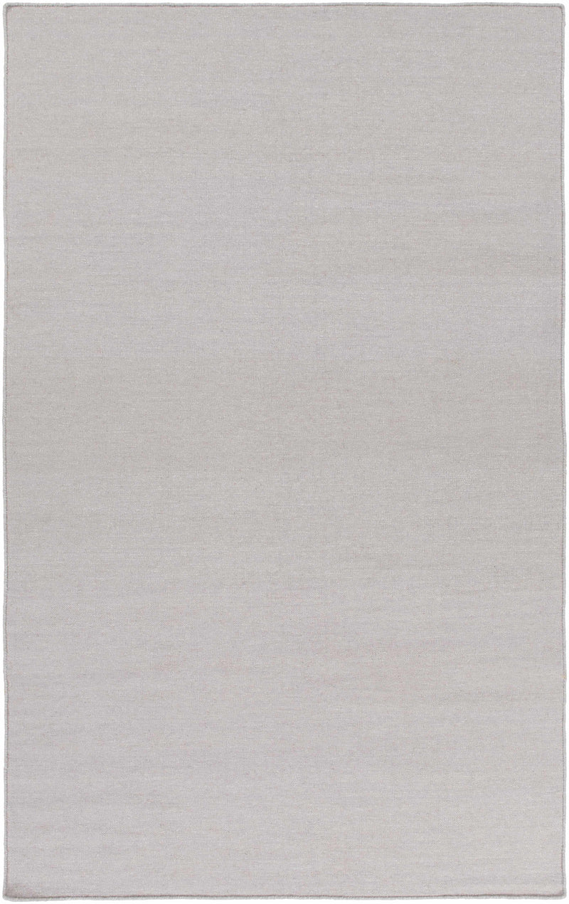 Light Gray Hand Woven 70% Wool, 30% Metallic Thread Cottage Rectangle Handmade rug, Indoor use only, no fringe, non-washable. runner also available